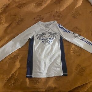 Polo by Ralph Lauren White Swim Shirt